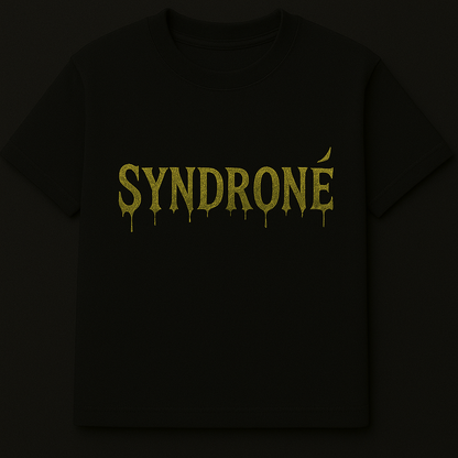SYNDRONÉ “Venom Drip” Oversized Tee – Black